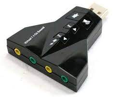 USB Sound Card 7.1 /2 Input Large